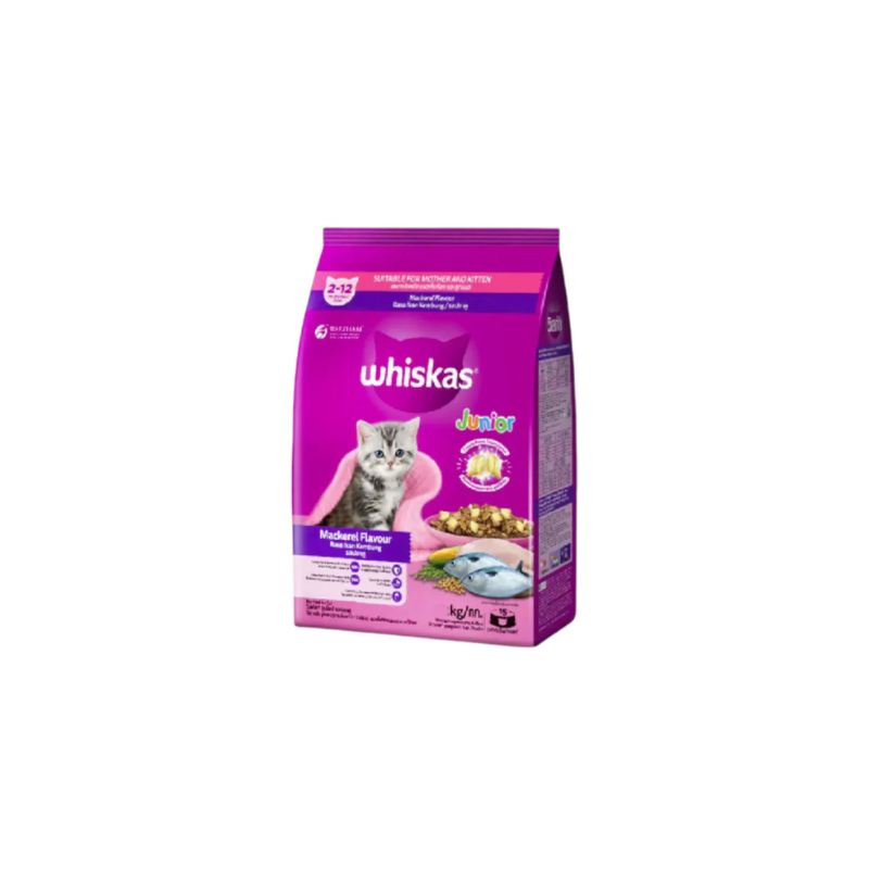 WHISKAS JUNIOR MACKEREL 450GM